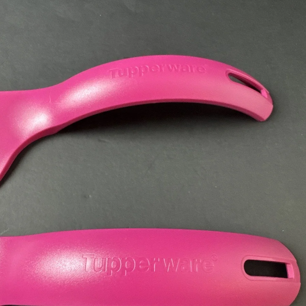 Tupperware Cake Pie Cutter Pink Server Knife Slicer Spatula Vintage Style S
